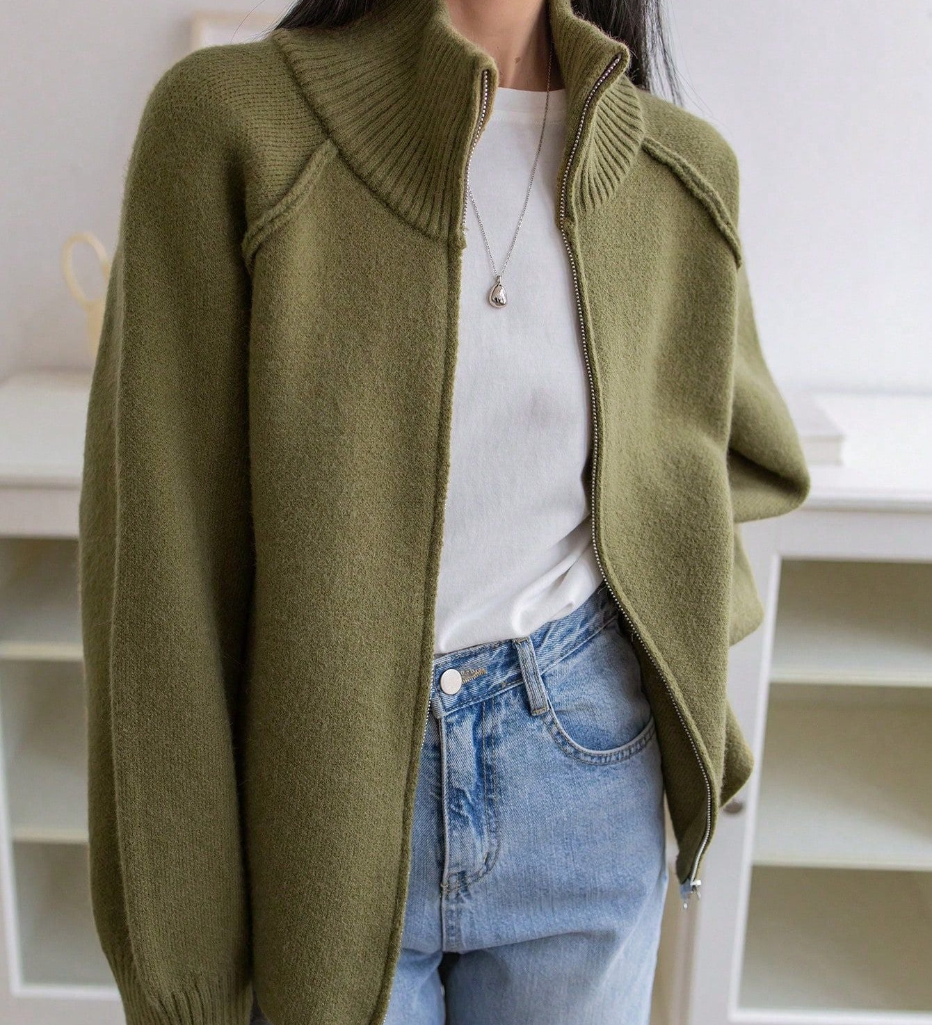 Women's Relaxed Fit Knit Coat - Soft and Easy