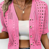 Daria | Short-Sleeved Summer Cardigan