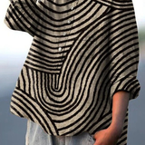 Cecelia | Women's Circular Pattern Printed Everyday Shirt