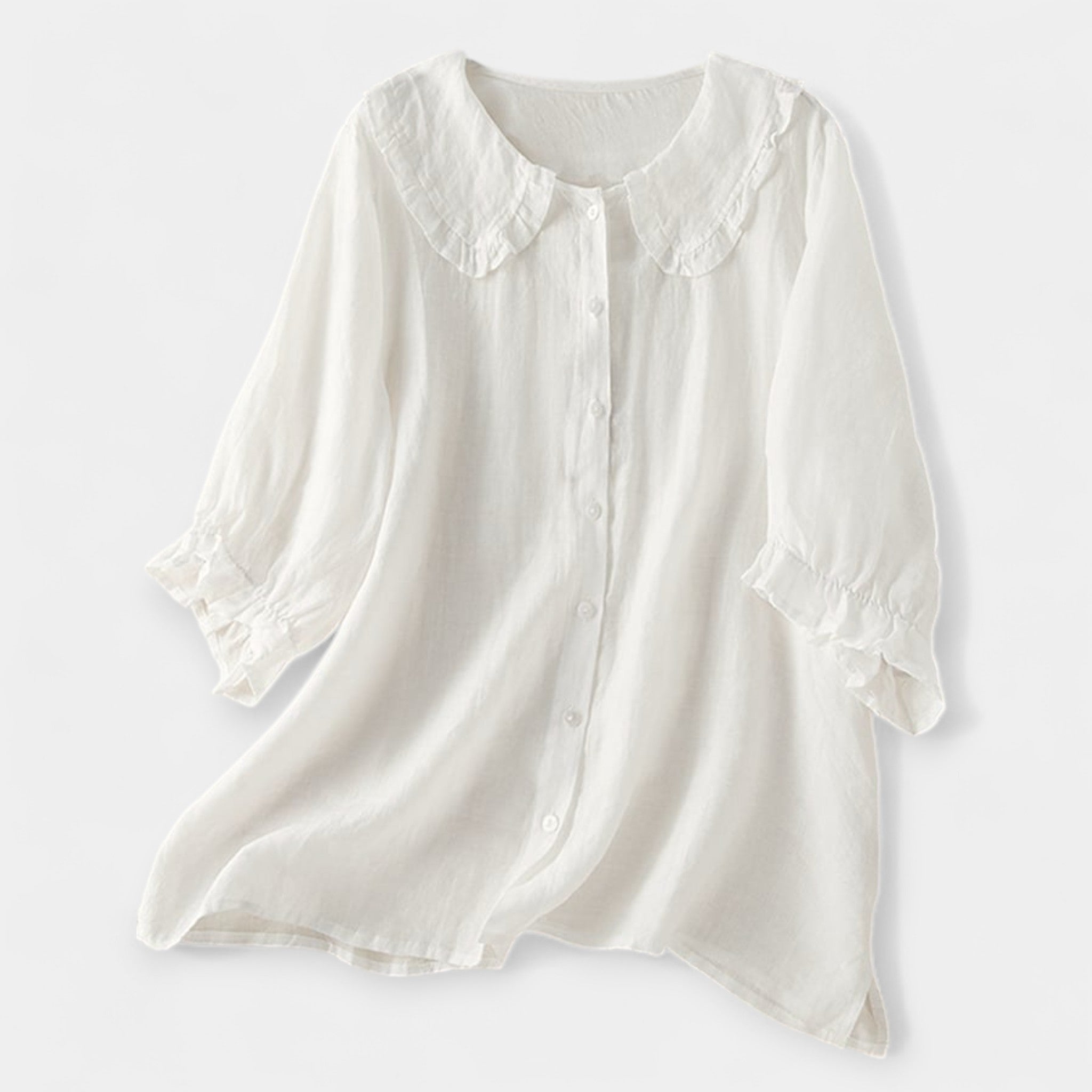 Brisa | Frilled and Collared Shirt