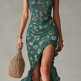 Mayfair | Elegant Retro Long Dress