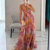 Giselle | Enchanting Maxi Dress with Floral Print