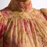 Rosario | Long Floral Chiffon Dress