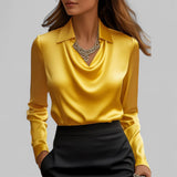 Theresa | Elegant Satin Blouse for Women