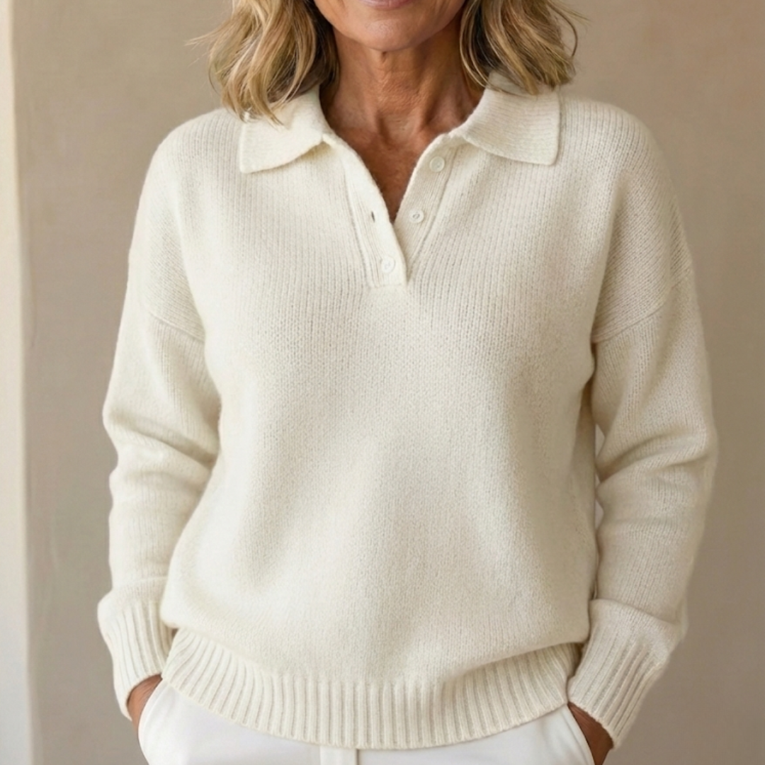 Olivia | Soft Knitted Sweater with Collar