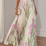 Yara | Pleated Maxi Dress