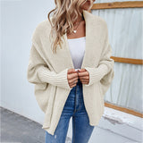 Loose knit vest for women
