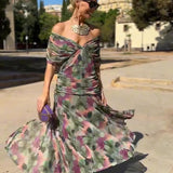 Hendrika | Coral Evening Dress