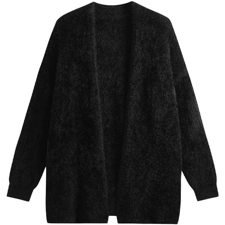 Women's Thick Knit Cardigan – Warm and Comfortable Style for Autumn and Winter