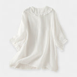 Brisa | Frilled and Collared Shirt