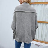 Loose knit vest for women