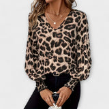 Jadranka | Stylised Leopard Print Blouse