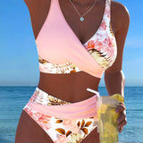 Jolina | Floral Contrast Bikini