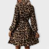Beatriz | Leopard Print Short Dress