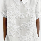 Alma | Blouse with Lily Collar