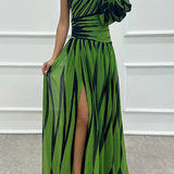 Fenna | Elegant Long Dresses with One Shoulder