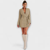 Zélia | Blazer Dress with V-Neck