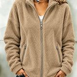 Women's loose-fit long-sleeve cardigan – Flowy and elegant