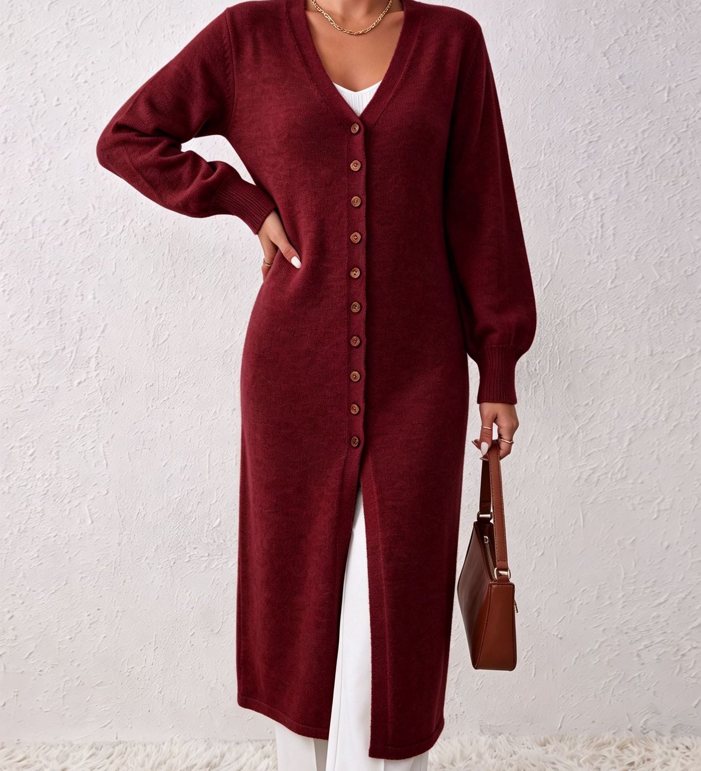 Women's Knitted Cardigan – Elegant, Warm, and Refined Style for Every Day
