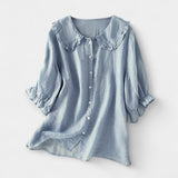 Brisa | Frilled and Collared Shirt