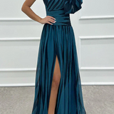 Fenna | Elegant Long Dresses with One Shoulder