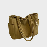 Amalija | Ribbed handbag with detailing