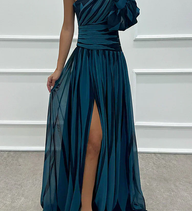 Fenna | Elegant Long Dresses with One Shoulder