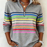 Uschi | Elegant Jumper with Quarter Zip