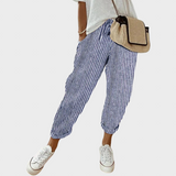 Helga | Stylish Casual Linen Trousers