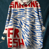 Amirah | Women's Vintage Fish Art Print Comfortable Shirt
