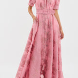 Aria | Short Dress with Balloon Sleeves