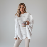Women's Asymmetrical Sweater - Modern and Comfortable