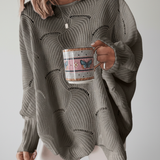Women's Asymmetrical Sweater - Modern and Comfortable