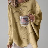 Women's Asymmetrical Sweater - Modern and Comfortable