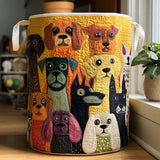 Plenty of Dogs | Quilted Storage Basket