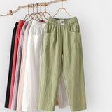 Renata | Linen Comfortable Trousers