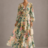 Celine | Women's Dress with Floral Pattern