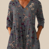 Kira | Long Blouse with Striking Pattern