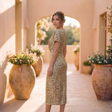 Antonella | Elegant dress in lightweight, flowing fabric