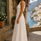 Della | Elegant Embroidered Maxi Dress