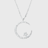Vera | Elegant Necklace with Moon Motif