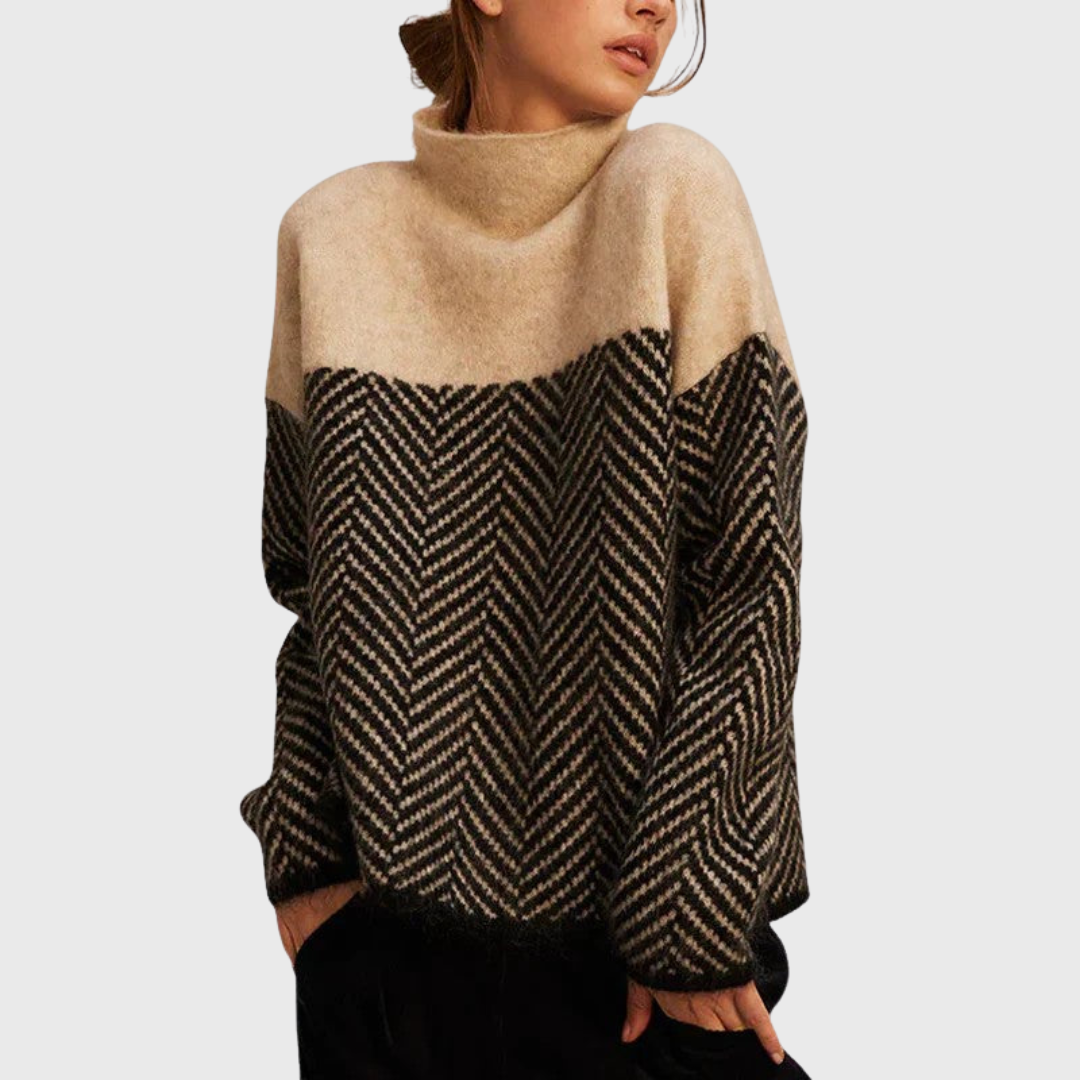 Norah | Cotton High Neck Jumper