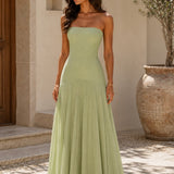 Dress with Off-Shoulder Design