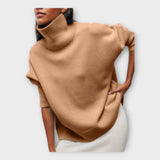 Kai | Knitted Sweater with High Collar
