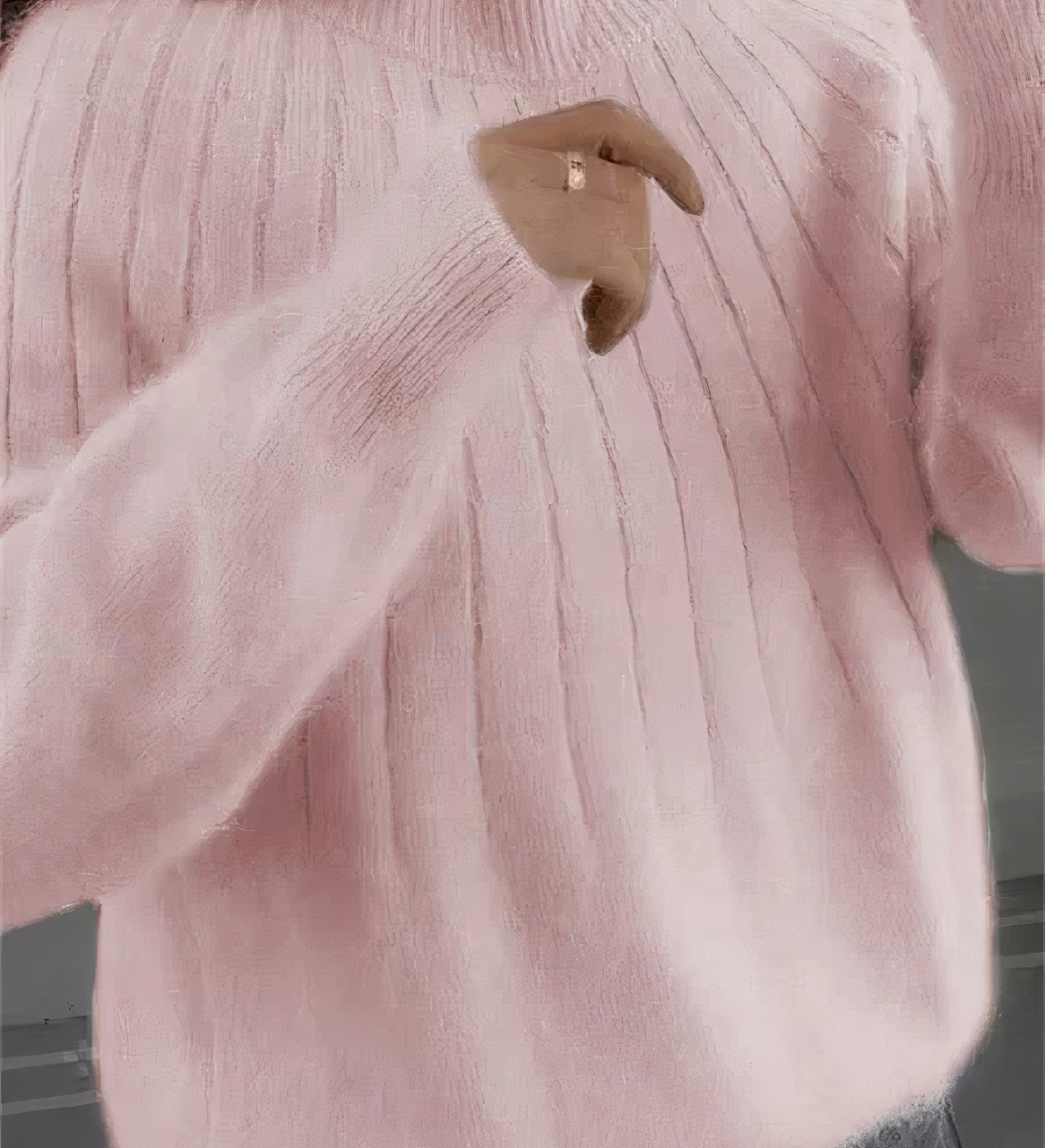 Women's Round Neck Sweater in Cozy Knit – Comfortable Winter Elegance