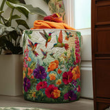 Birds and Flowers | Quilted Storage Basket