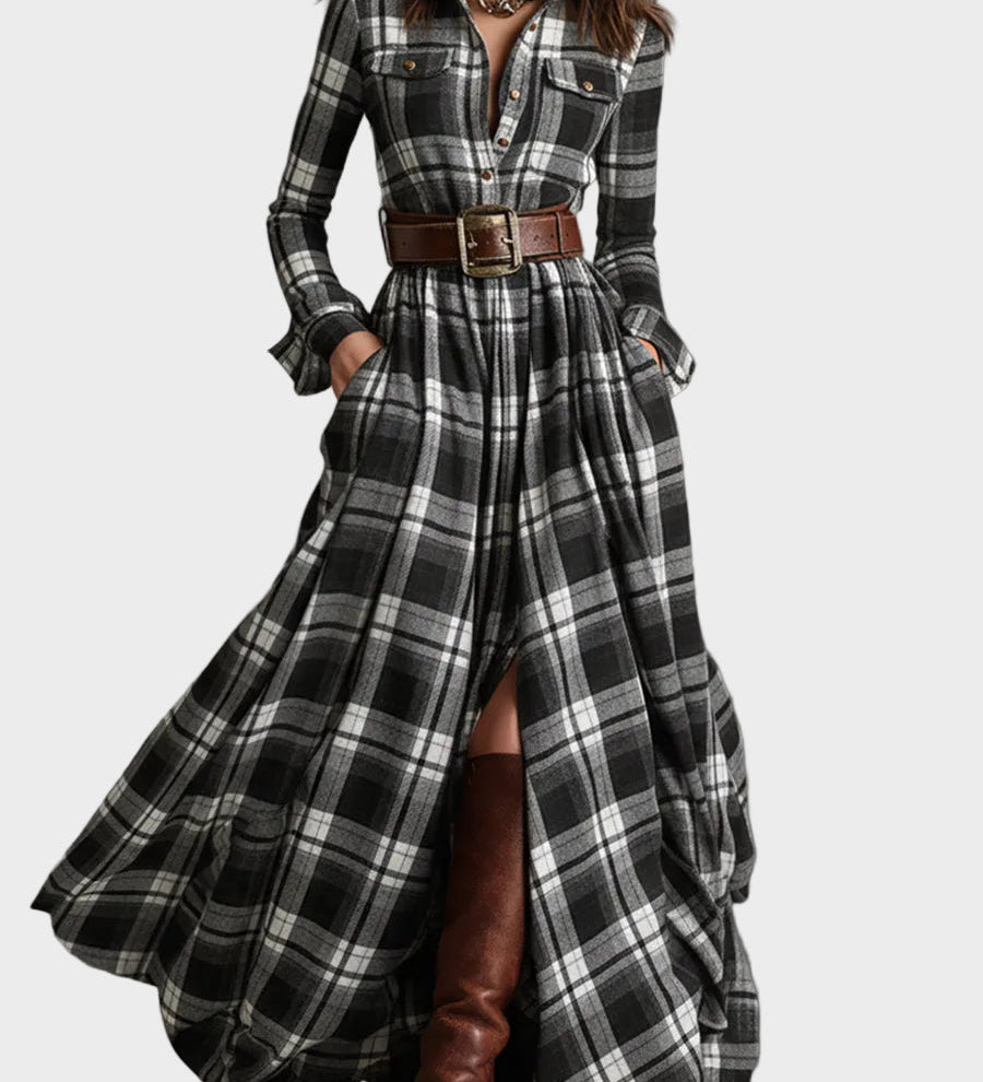 Evelyn - Elegant and Classic Shirt Dress