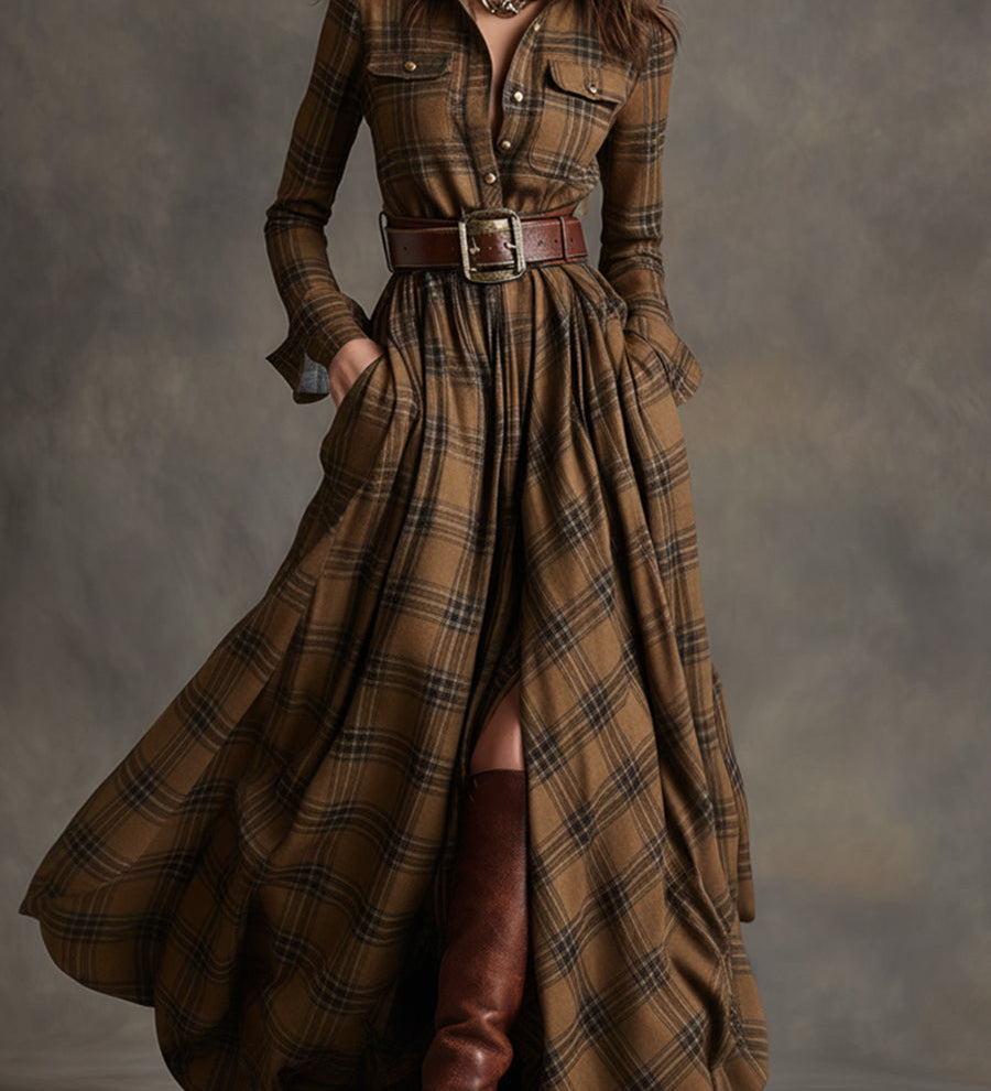 Evelyn - Elegant and Classic Shirt Dress