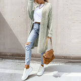 Women's Oversized Long Cardigan - Wide and Comfortable Knit