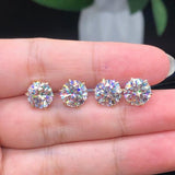 Chic White Gold Earrings Tera
